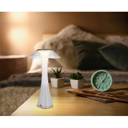 Globo - LED Hämardatav laetav laualamp LED/2,5W/3,7V 1200mAh 2700K/4500K/6500K valge