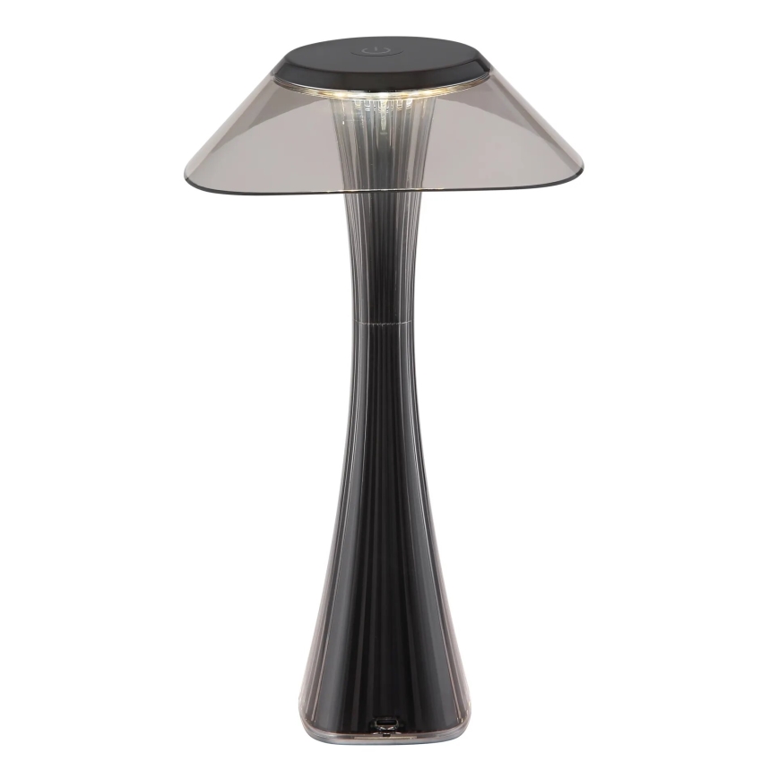 Globo - LED Hämardatav laetav laualamp LED/2,5W/3,7V 1200mAh 2700K/4500K/6500K must