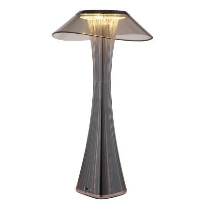 Globo - LED Hämardatav laetav laualamp LED/2,5W/3,7V 1200mAh 2700K/4500K/6500K must