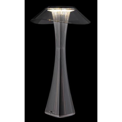 Globo - LED Hämardatav laetav laualamp LED/2,5W/3,7V 1200mAh 2700K/4500K/6500K must