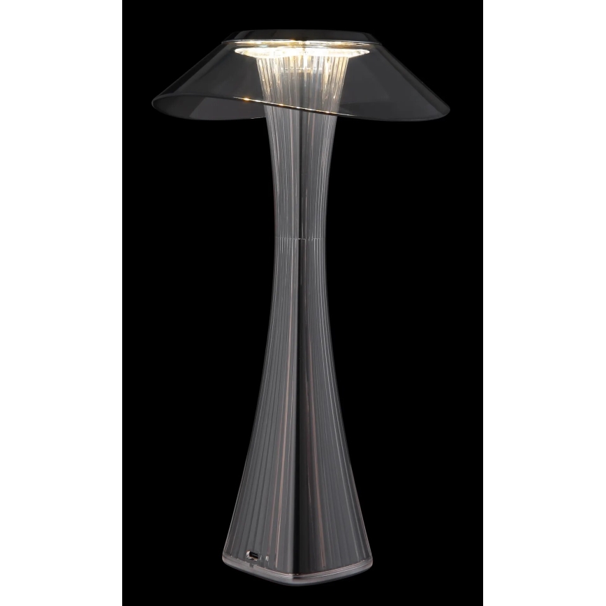 Globo - LED Hämardatav laetav laualamp LED/2,5W/3,7V 1200mAh 2700K/4500K/6500K must