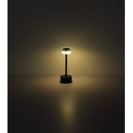 Globo - LED Hämardatav laetav puutetundlik laualamp LED/2,5W/3,7V 2700/4000/6500K 1800mAh must