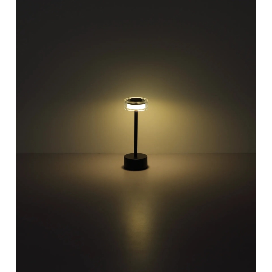 Globo - LED Hämardatav laetav puutetundlik laualamp LED/2,5W/3,7V 2700/4000/6500K 1800mAh must