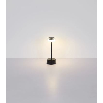 Globo - LED Hämardatav laetav puutetundlik laualamp LED/2,5W/3,7V 2700/4000/6500K 1800mAh must