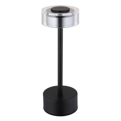 Globo - LED Hämardatav laetav puutetundlik laualamp LED/2,5W/3,7V 2700/4000/6500K 1800mAh must