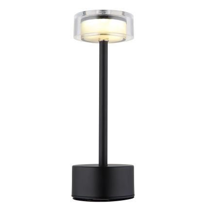 Globo - LED Hämardatav laetav puutetundlik laualamp LED/2,5W/3,7V 2700/4000/6500K 1800mAh must