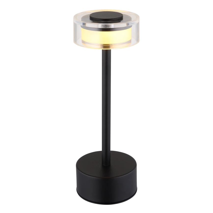 Globo - LED Hämardatav laetav puutetundlik laualamp LED/2,5W/3,7V 2700/4000/6500K 1800mAh must