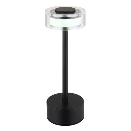 Globo - LED Hämardatav laetav puutetundlik laualamp LED/2,5W/3,7V 2700/4000/6500K 1800mAh must