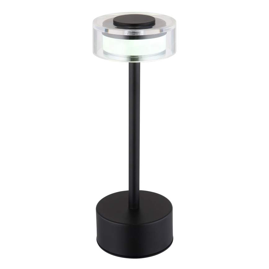 Globo - LED Hämardatav laetav puutetundlik laualamp LED/2,5W/3,7V 2700/4000/6500K 1800mAh must