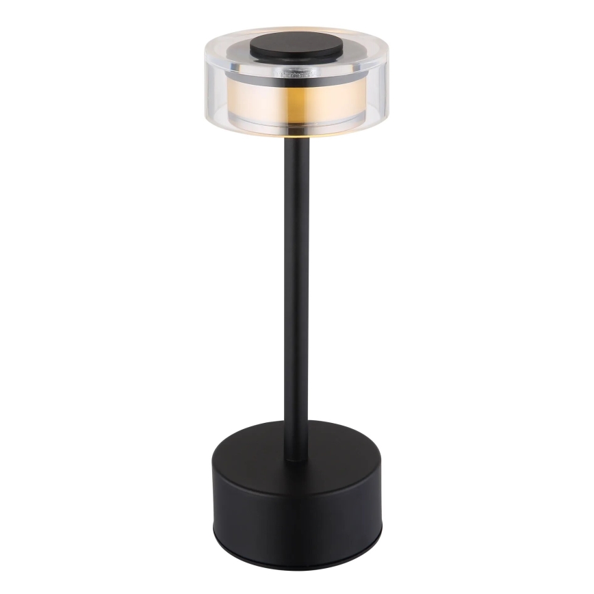 Globo - LED Hämardatav laetav puutetundlik laualamp LED/2,5W/3,7V 2700/4000/6500K 1800mAh must