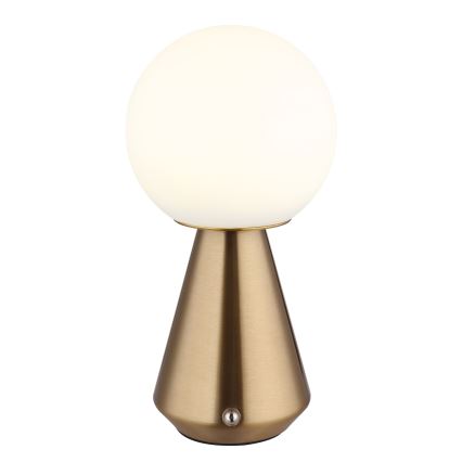 Globo - LED Hämardatav puutetundlik väli laualamp LED/1,5W/5V 3000/4500/6500K 1800 mAh IP41 vask