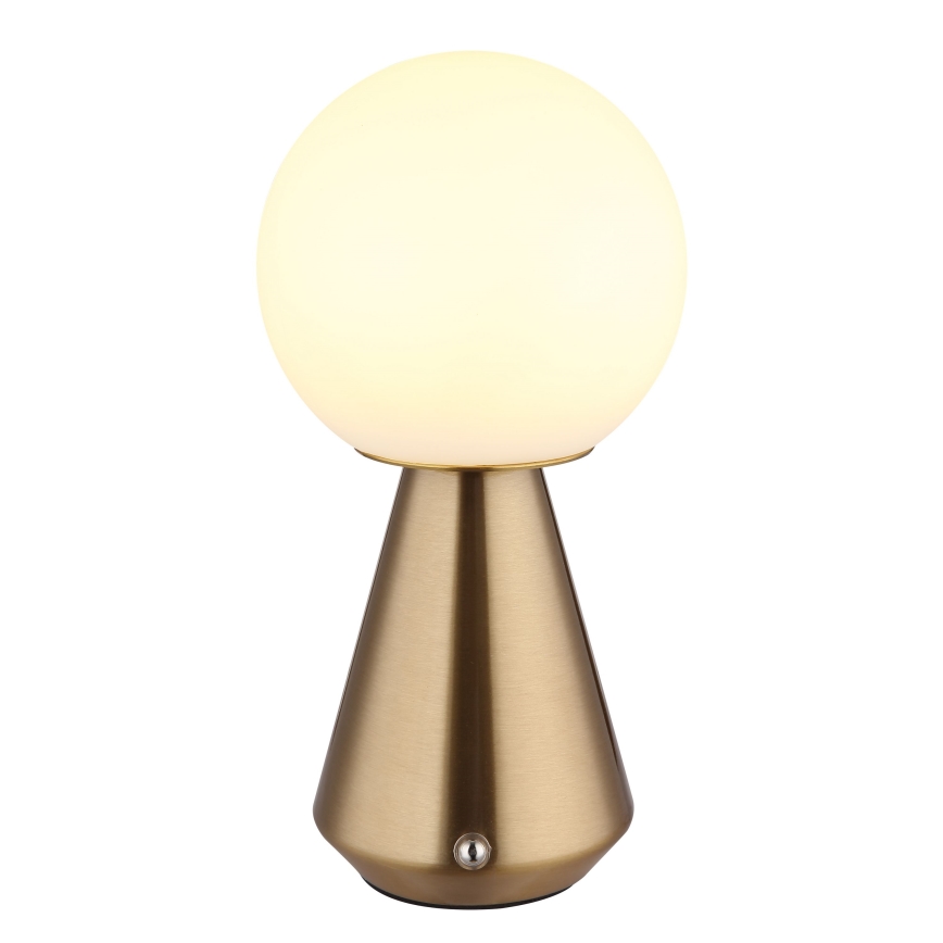 Globo - LED Hämardatav puutetundlik väli laualamp LED/1,5W/5V 3000/4500/6500K 1800 mAh IP41 vask