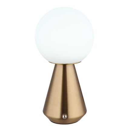 Globo - LED Hämardatav puutetundlik väli laualamp LED/1,5W/5V 3000/4500/6500K 1800 mAh IP41 vask