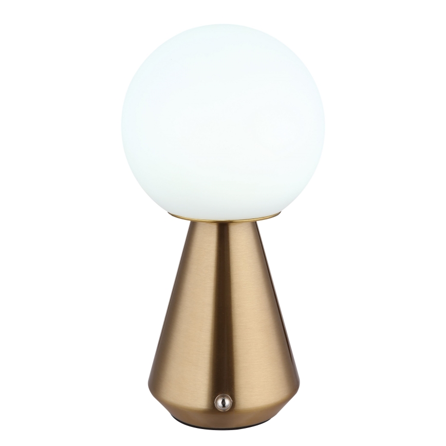 Globo - LED Hämardatav puutetundlik väli laualamp LED/1,5W/5V 3000/4500/6500K 1800 mAh IP41 vask