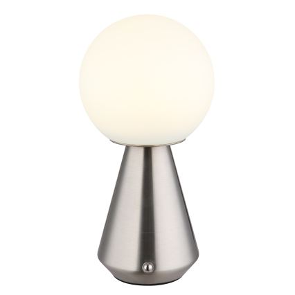 Globo - LED reguleeritav puutetundlik välistingimustes lauavalgusti LED/1,5W/5V 3000/4500/6500K 1800 mAh IP41 mattkroom