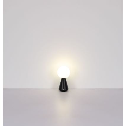 Globo - LED reguleeritav puutetundlik välistingimustes kasutatav lauavalgusti LED/1,5W/5V 3000/4500/6500K 1800 mAh IP41 must