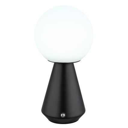Globo - LED reguleeritav puutetundlik välistingimustes kasutatav lauavalgusti LED/1,5W/5V 3000/4500/6500K 1800 mAh IP41 must