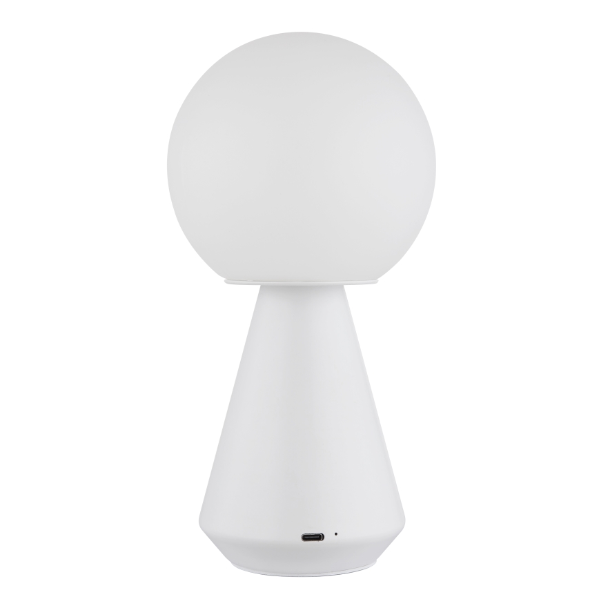 Globo - LED Hämardatav puutetundlik väli laualamp LED/1,5W/5V 3000/4500/6500K 1800 mAh IP41 valge