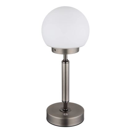 Globo - LED Hämardatav laetav puutetundlik laualamp LED/2,5W/5V 1800mAh 2700/4000/6500K antratsiit