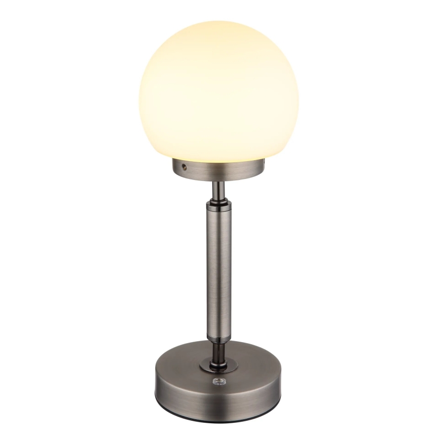 Globo - LED Hämardatav laetav puutetundlik laualamp LED/2,5W/5V 1800mAh 2700/4000/6500K antratsiit