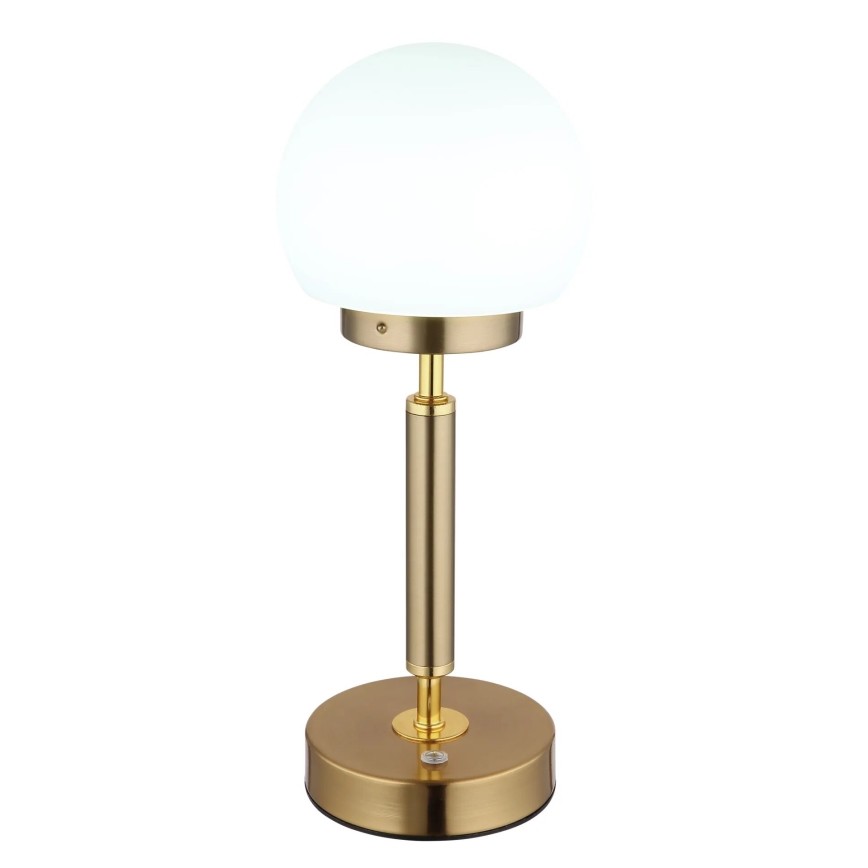 Globo - LED Hämardatav laetav puutetundlik laualamp LED/2,5W/5V 1800mAh 2700/4000/6500K messing