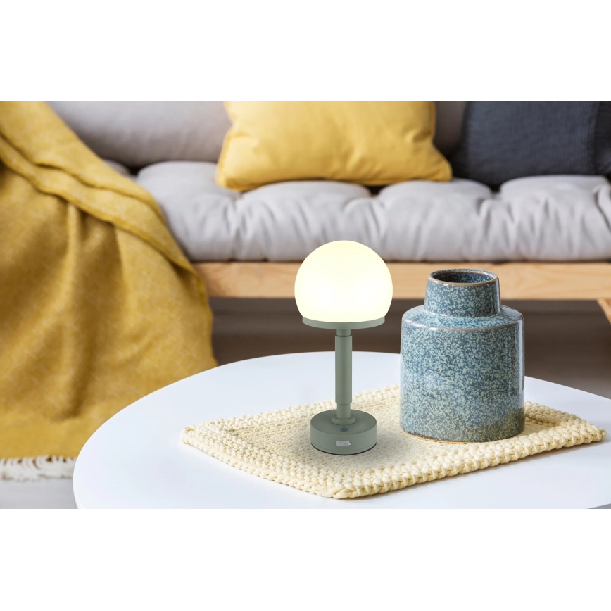 Globo - LED Hämardatav laetav puutetundlik laualamp LED/2,5W/5V 1800mAh 2800K roheline