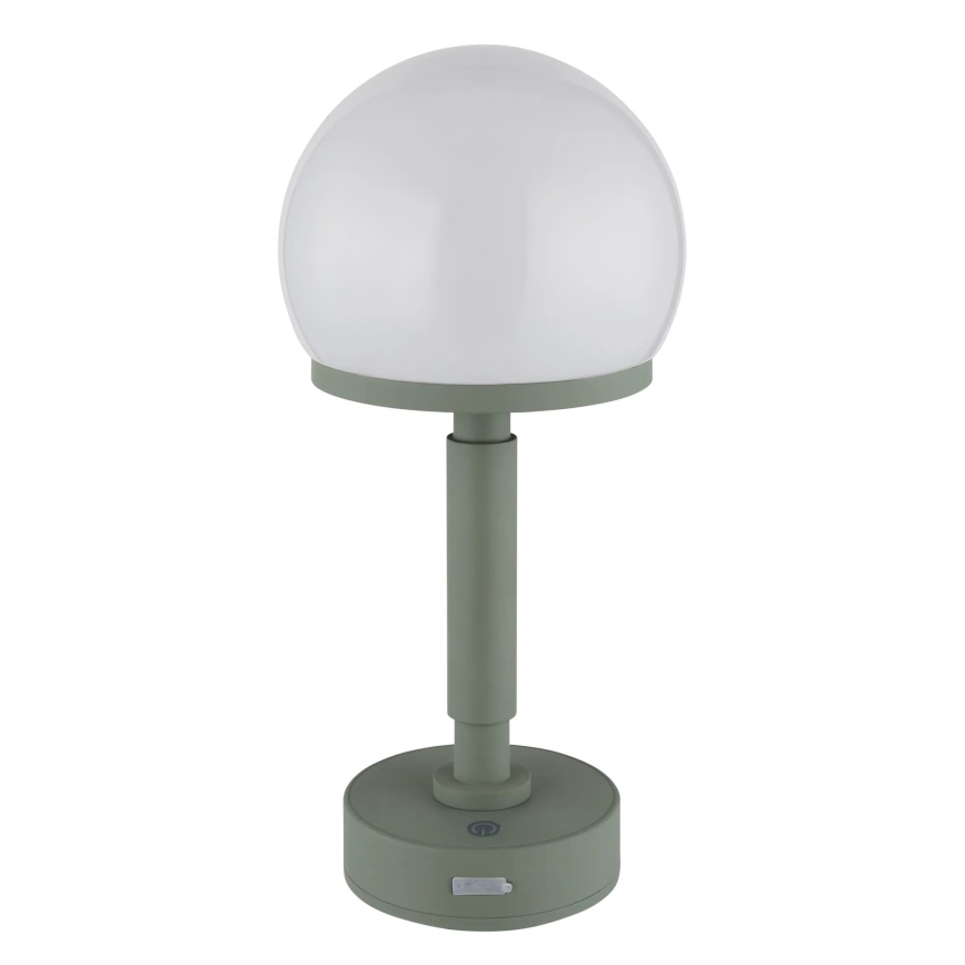 Globo - LED Hämardatav laetav puutetundlik laualamp LED/2,5W/5V 1800mAh 2800K roheline