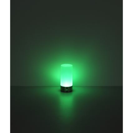 Globo - LED RGBW Hämardatav puutetundlik väli laualamp LED/1,8W/5V 1500 mAh IP44 matt kroom