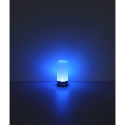 Globo - LED RGBW Hämardatav puutetundlik väli laualamp LED/1,8W/5V 1500 mAh IP44 matt kroom
