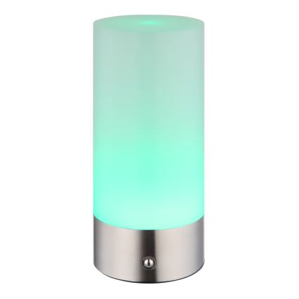 Globo - LED RGBW Hämardatav puutetundlik väli laualamp LED/1,8W/5V 1500 mAh IP44 matt kroom