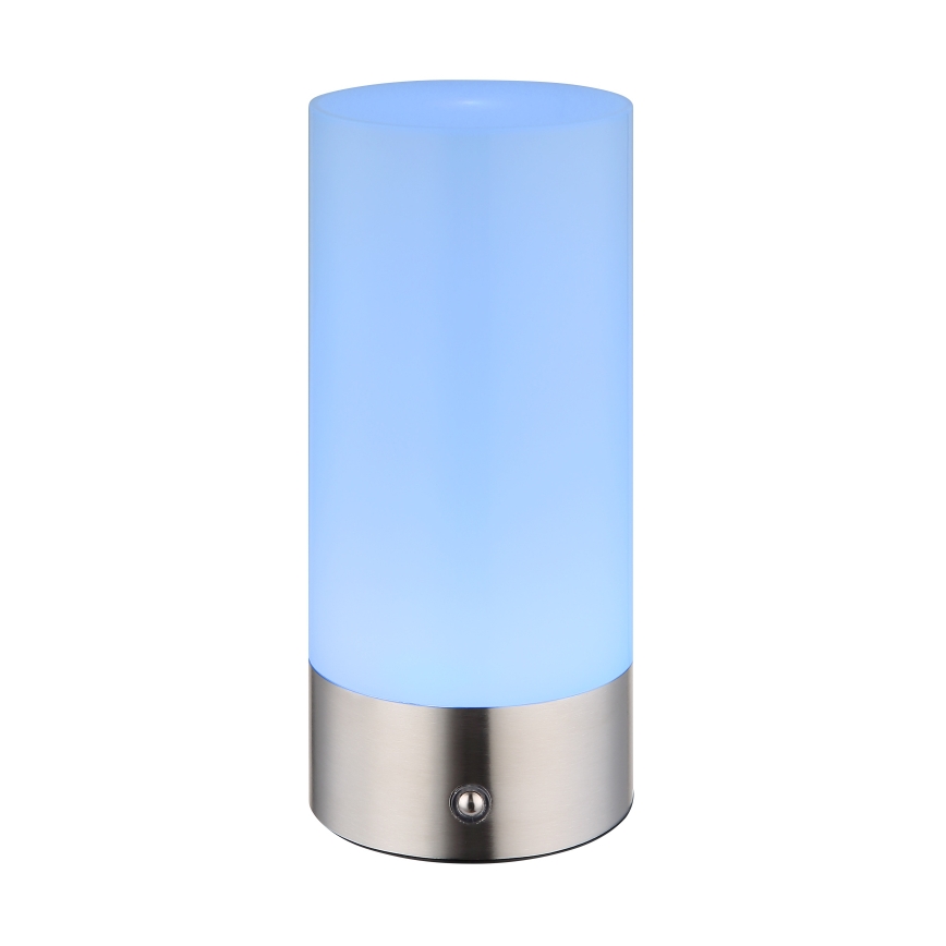 Globo - LED RGBW Hämardatav puutetundlik väli laualamp LED/1,8W/5V 1500 mAh IP44 matt kroom