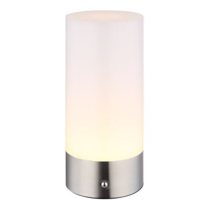 Globo - LED RGBW Hämardatav puutetundlik väli laualamp LED/1,8W/5V 1500 mAh IP44 matt kroom