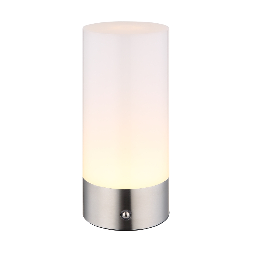 Globo - LED RGBW Hämardatav puutetundlik väli laualamp LED/1,8W/5V 1500 mAh IP44 matt kroom