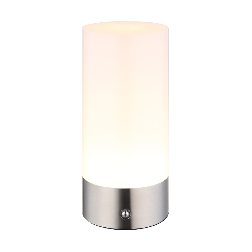 Globo - LED RGBW Hämardatav puutetundlik väli laualamp LED/1,8W/5V 1500 mAh IP44 matt kroom