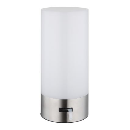 Globo - LED RGBW Hämardatav puutetundlik väli laualamp LED/1,8W/5V 1500 mAh IP44 matt kroom