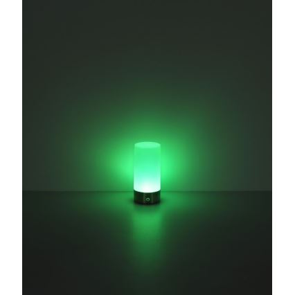 Globo - LED RGBW Hämardatav puutetundlik väli laualamp LED/1,8W/5V 1500 mAh must