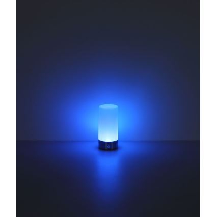 Globo - LED RGBW Hämardatav puutetundlik väli laualamp LED/1,8W/5V 1500 mAh must