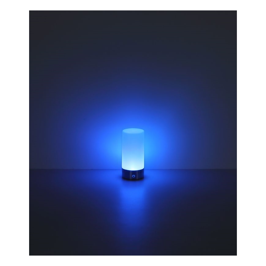 Globo - LED RGBW Hämardatav puutetundlik väli laualamp LED/1,8W/5V 1500 mAh must