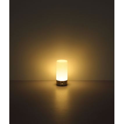 Globo - LED RGBW Hämardatav puutetundlik väli laualamp LED/1,8W/5V 1500 mAh must