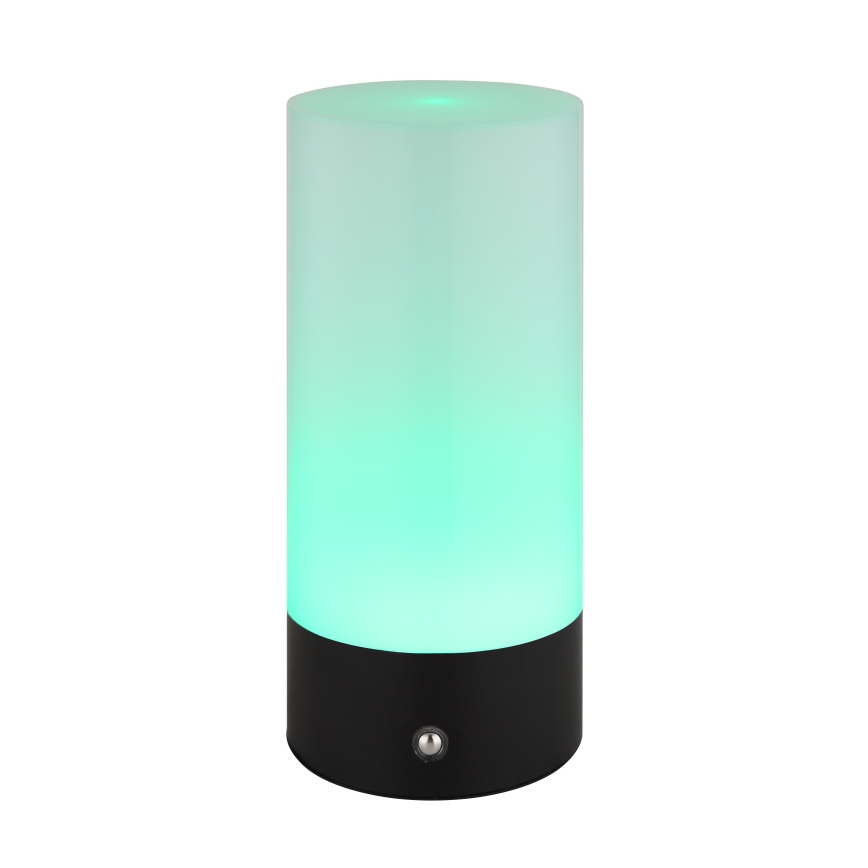 Globo - LED RGBW Hämardatav puutetundlik väli laualamp LED/1,8W/5V 1500 mAh must