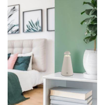 Globo - hämardatav puutetundlik laetav laualamp LED/1,2W/5V 1200 mAh 2700/4500/6000K