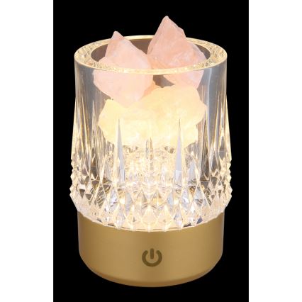 Globo - LED Hämardatav puutetundlik laualamp LED/1W/5V 3000K 1200 mAh kuldne