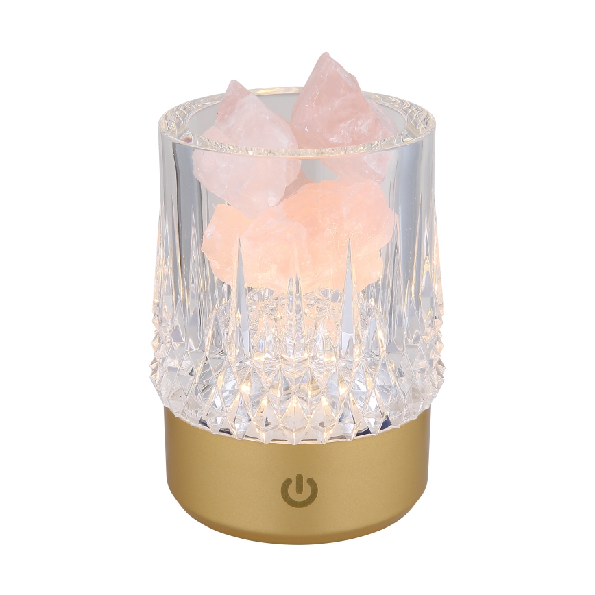Globo - LED Hämardatav puutetundlik laualamp LED/1W/5V 3000K 1200 mAh kuldne