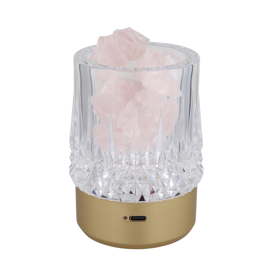 Globo - LED Hämardatav puutetundlik laualamp LED/1W/5V 3000K 1200 mAh kuldne