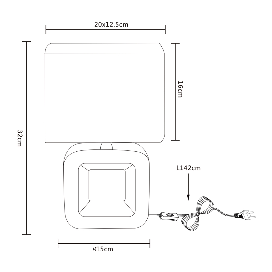 Globo - Laualamp 1xE14/40W/230V