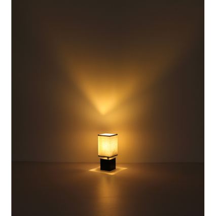 Globo 21628ALU - Laualamp VALENTINO 1xE27/7W/230V must/antratsiit