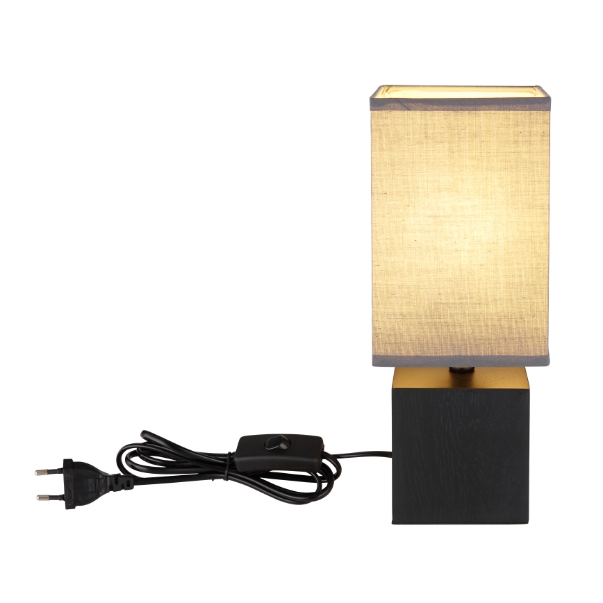 Globo 21628ALU - Laualamp VALENTINO 1xE27/7W/230V must/antratsiit