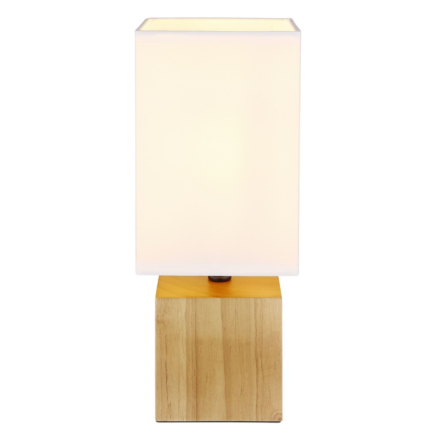 Globo - Laualamp 1xE27/7W/230V valge/pruun
