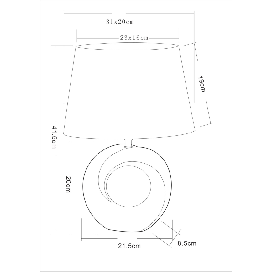 Globo - Laualamp 1xE27/40W/230V