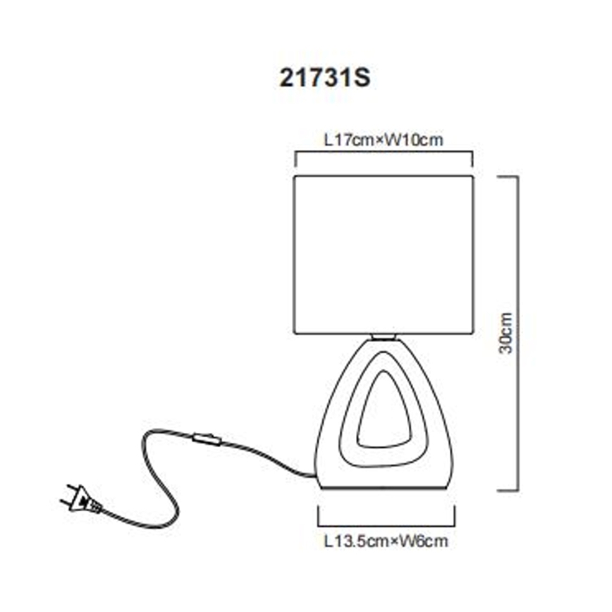 Globo - Laualamp 1xE14/40W/230V must